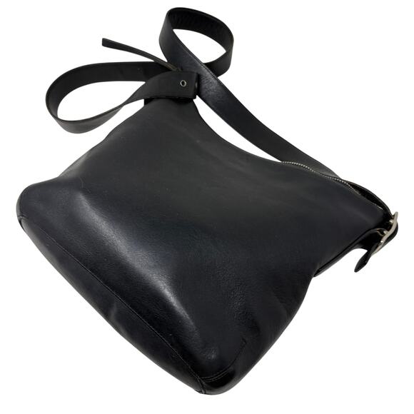 Vintage Coach Legacy Slim Duffel Smooth Leather Bag Purse 9326 Black DIY Zipper - Picture 1 of 11